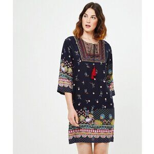 Vintage Unbranded Middle-Aged Boho Tunic Dress L